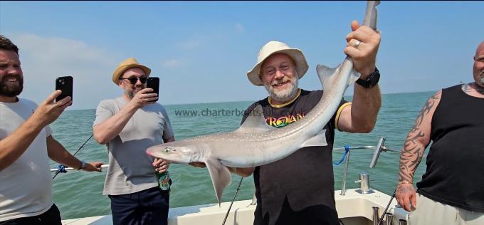 7 lb 6 oz Starry Smooth-hound by Paul
