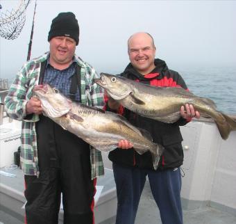 11 lb Pollock by Phil & Clive with double figure pollack