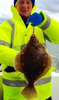 2 lb 4 oz Plaice by Richard