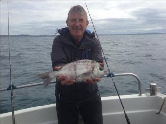 3 lb Black Sea Bream by Stuart