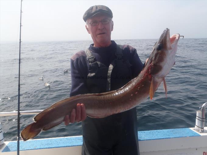 8 lb 8 oz Ling by Bill Barraclough.