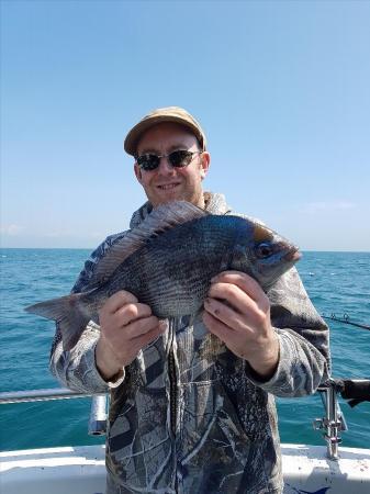 2 lb 9 oz Black Sea Bream by colins crew