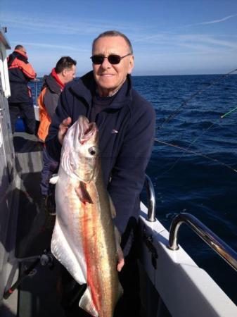 15 lb 4 oz Pollock by Ernie Legge