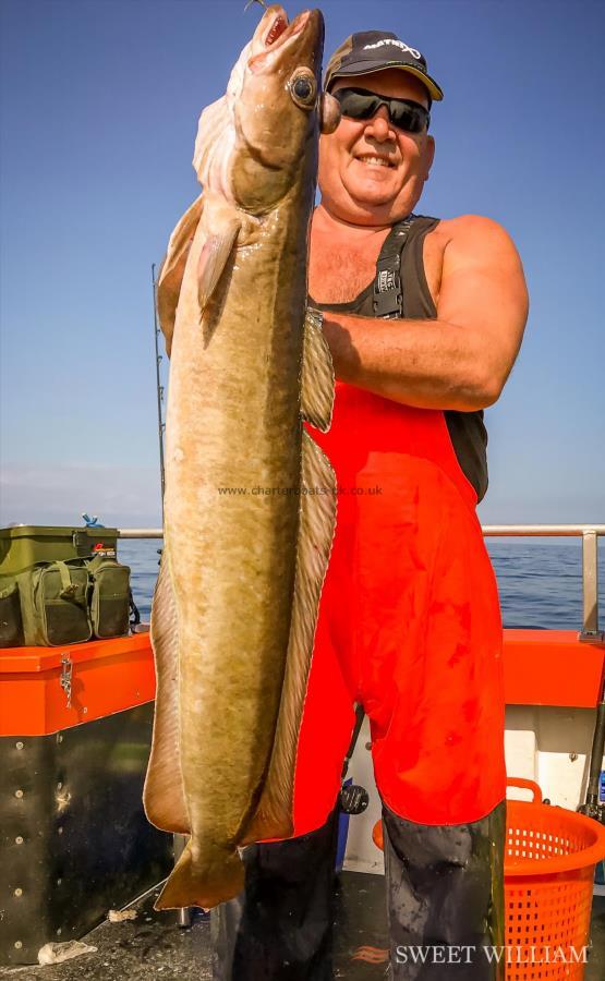 14 lb 15 oz Ling (Common) by Steve Thornton