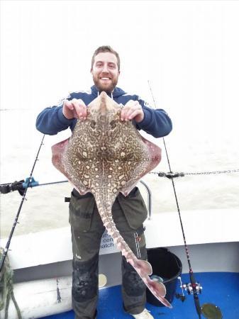 13 lb 6 oz Thornback Ray by Unknown