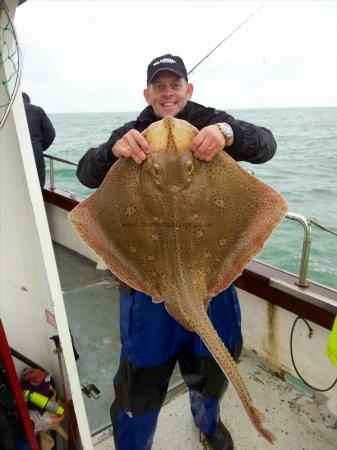 31 lb 4 oz Blonde Ray by Matt Todd