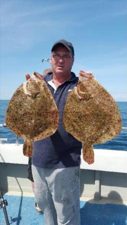 6 lb 19 oz Turbot by Gary Caffyn