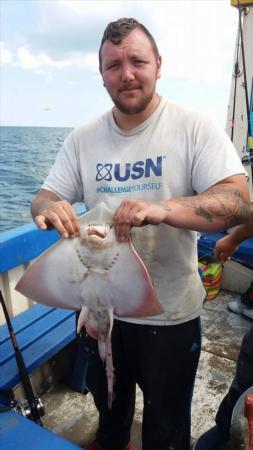 4 lb 8 oz Thornback Ray by Unknown