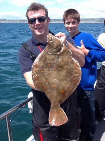 4 lb 12 oz Plaice by Steve Muzgrave