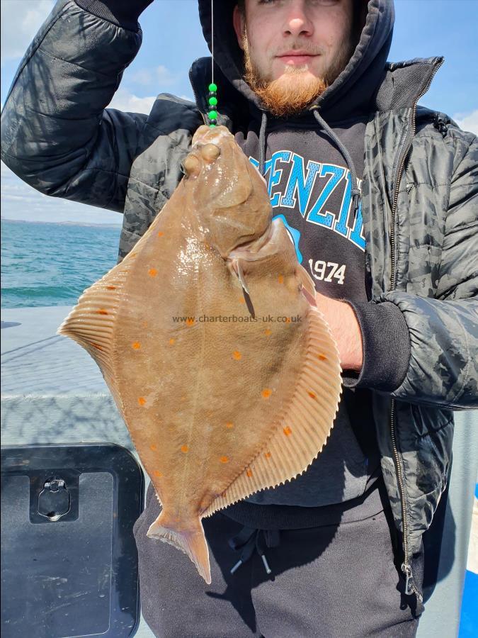 2 lb 6 oz Plaice by Unknown