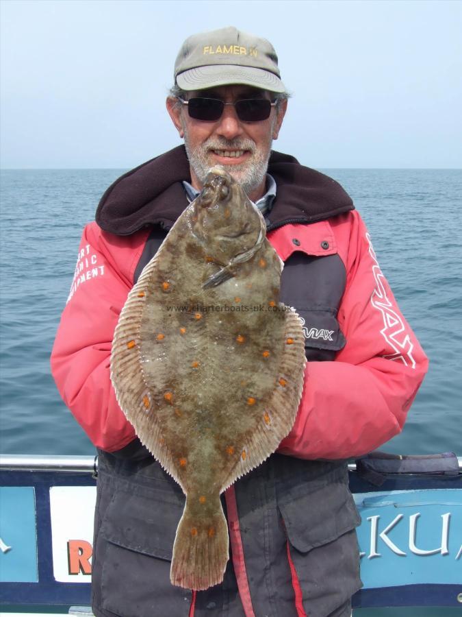 4 lb 6 oz Plaice by Kevin Clark