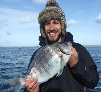 4 lb 2 oz Black Sea Bream by Tom Seifert