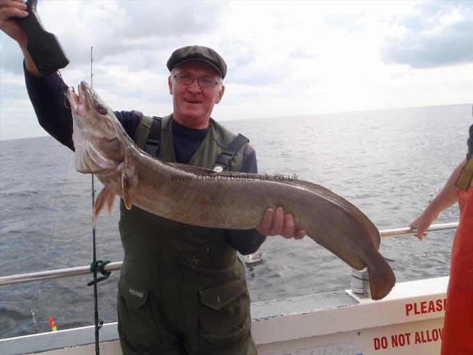 13 lb 14 oz Ling by Bill Barraclough.