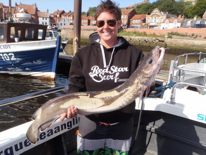 9 lb 12 oz Ling (Common) by Samantha. North Yorks.