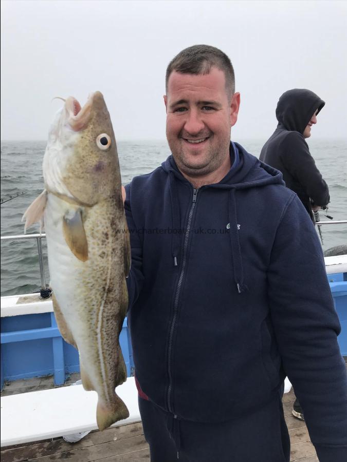 5 lb Cod by Adrian from Northallerton 29th may 2018
