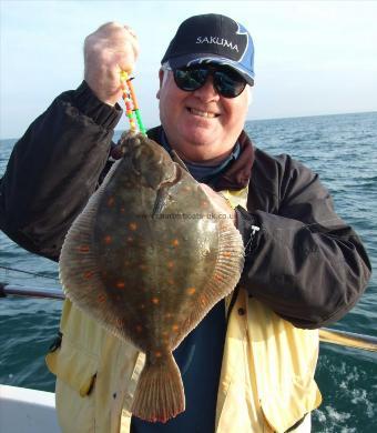 2 lb 4 oz Plaice by David Gibson