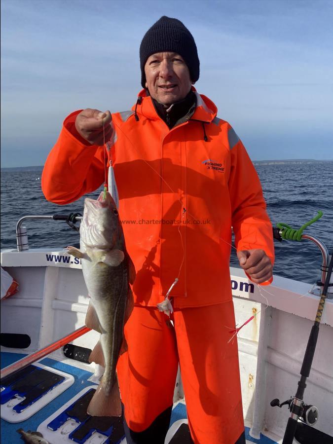 5 lb 3 oz Cod by Chris Siddle.