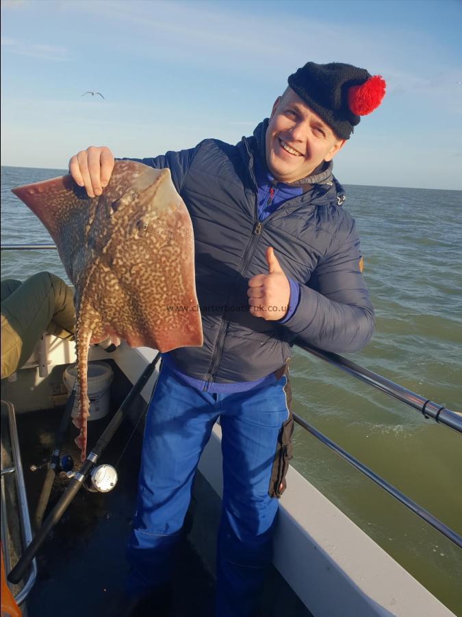 8 lb 8 oz Thornback Ray by Bob Marshall