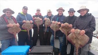 7 lb Thornback Ray by Daves party