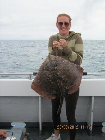 14 lb 2 oz Thornback Ray by Unknown