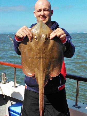 9 lb 6 oz Small-Eyed Ray by Geraint Davies