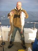 6 lb Cod by Paul Pantellerisco from Southport.