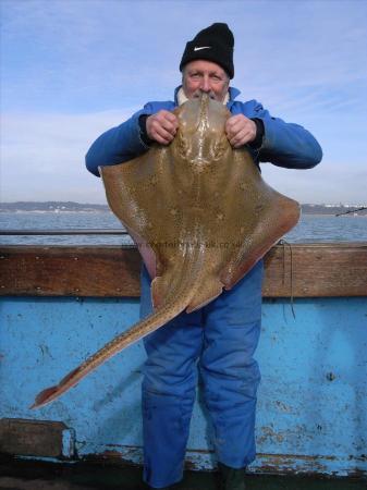 24 lb 12 oz Blonde Ray by Dave Morris