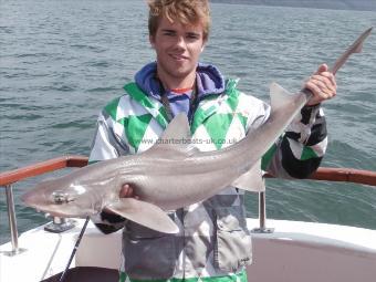 16 lb 2 oz Smooth-hound by Nathaniel James
