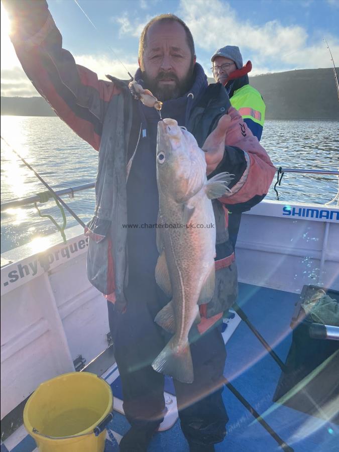 4 lb 8 oz Cod by Simon England.