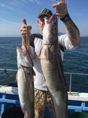 18 lb Ling by alan cherry from corby 13/9/2016 with an 18lb ling