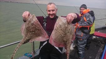 7 lb 8 oz Thornback Ray by Terry from Kent