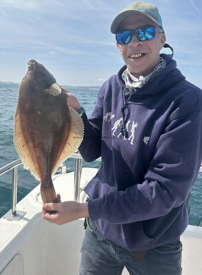 3 lb 8 oz Plaice by Unknown