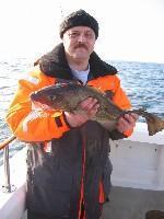 5 lb 5 oz Cod by Graham Travartham from Bedale North Yorkshire.