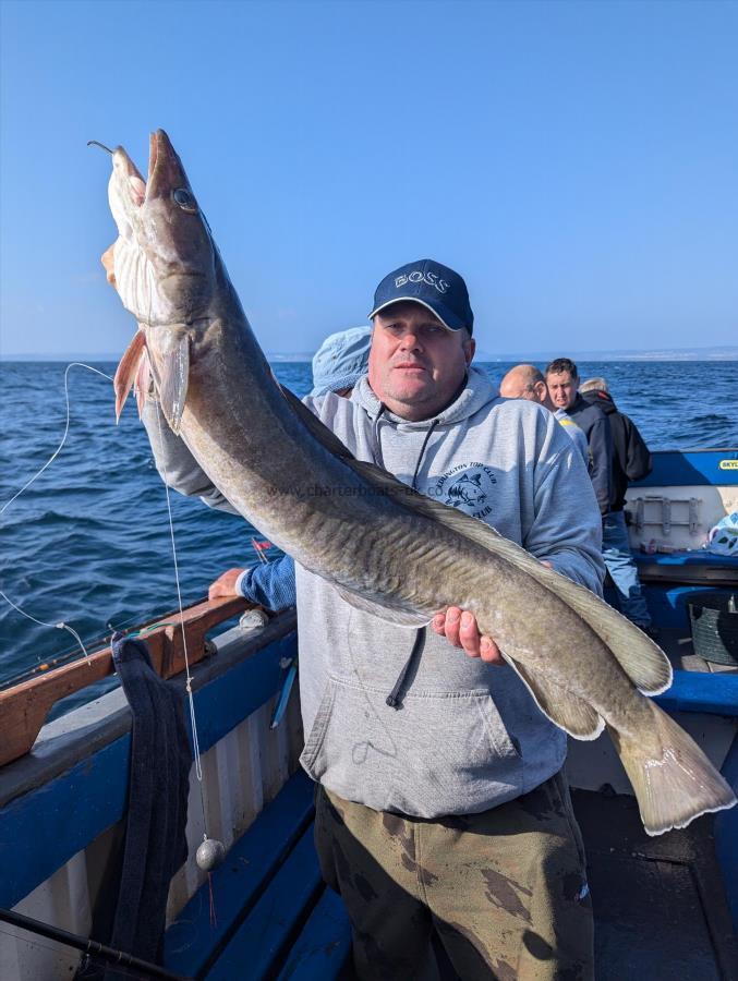 25 lb 7 oz Ling by Dave Lakin