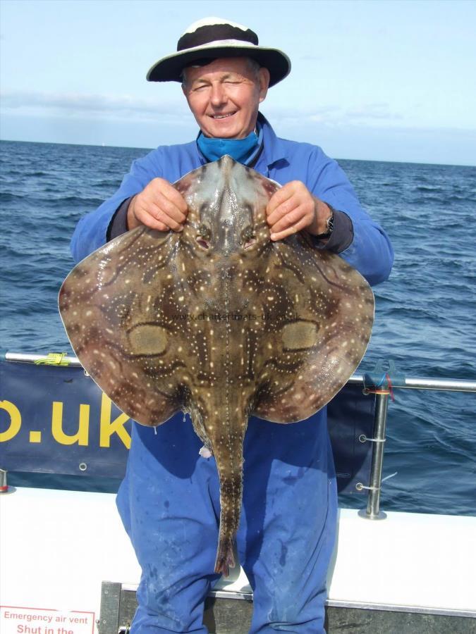 16 lb 8 oz Undulate Ray by David Metcalf