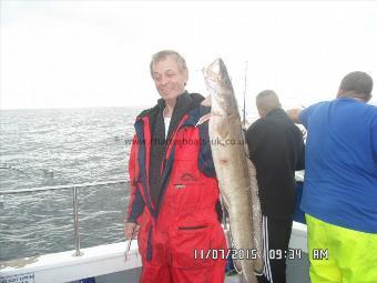 13 lb 2 oz Ling (Common) by Unknown, South Shields