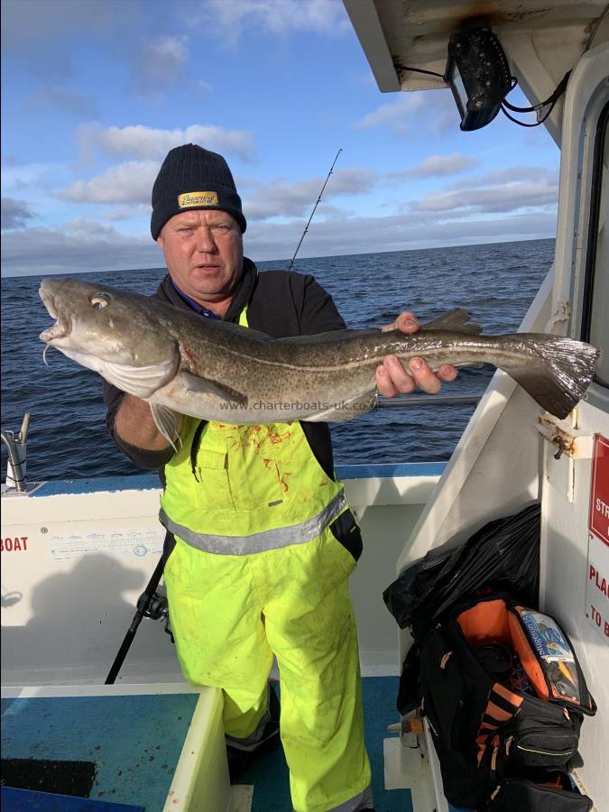 8 lb 14 oz Cod by Wayne.