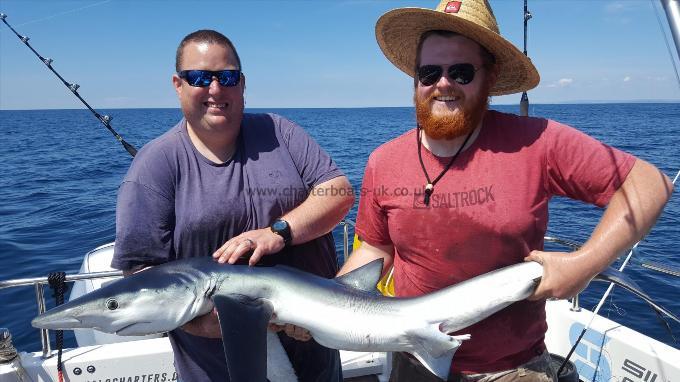 45 lb Blue Shark by Adam