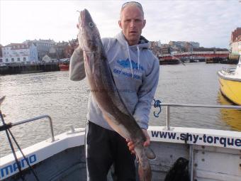 16 lb 7 oz Ling (Common) by James Verrill from Whitby.