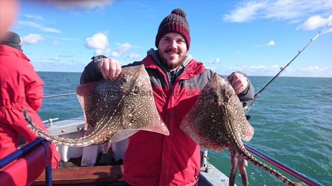 6 lb 2 oz Thornback Ray by Kyle from Southampton
