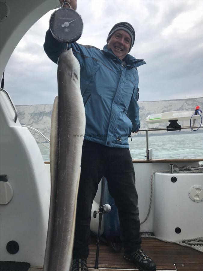 23 lb Conger Eel by Grant