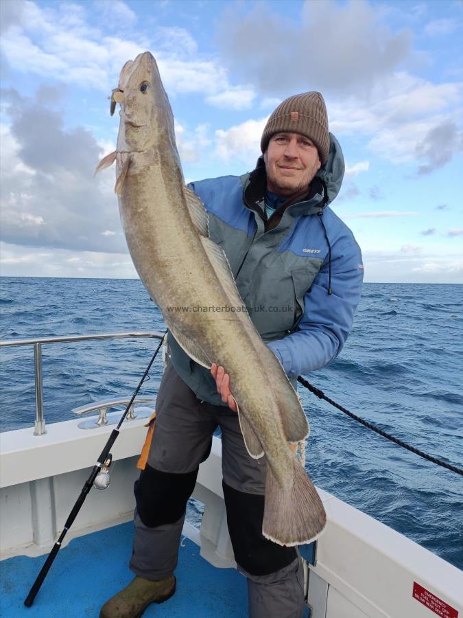 24 lb 8 oz Ling by Kevin Chapman