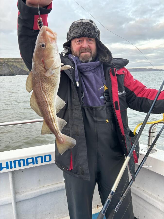 3 lb 10 oz Cod by Si England.