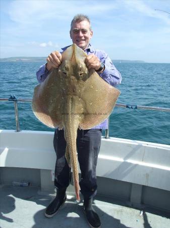 18 lb 8 oz Blonde Ray by Jim Grant