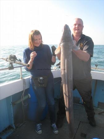 42 lb Conger Eel by Charlotte