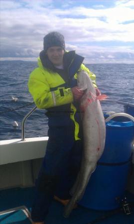 41 lb Ling (Common) by Ross Adamson