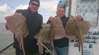 8 lb Thornback Ray by Dave and Pete