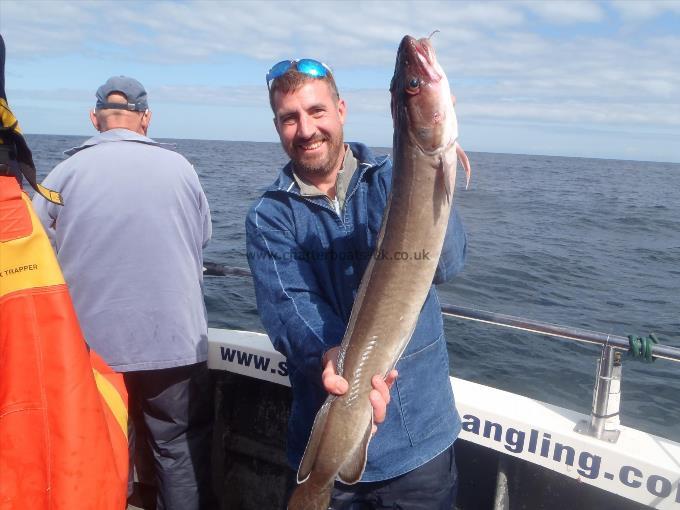 8 lb 5 oz Ling (Common) by Mark Poskett.