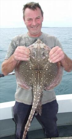 8 lb 8 oz Thornback Ray by Tim Barnard