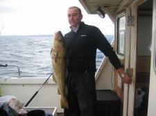 12 lb Cod by Pete McKintosh from Durham.